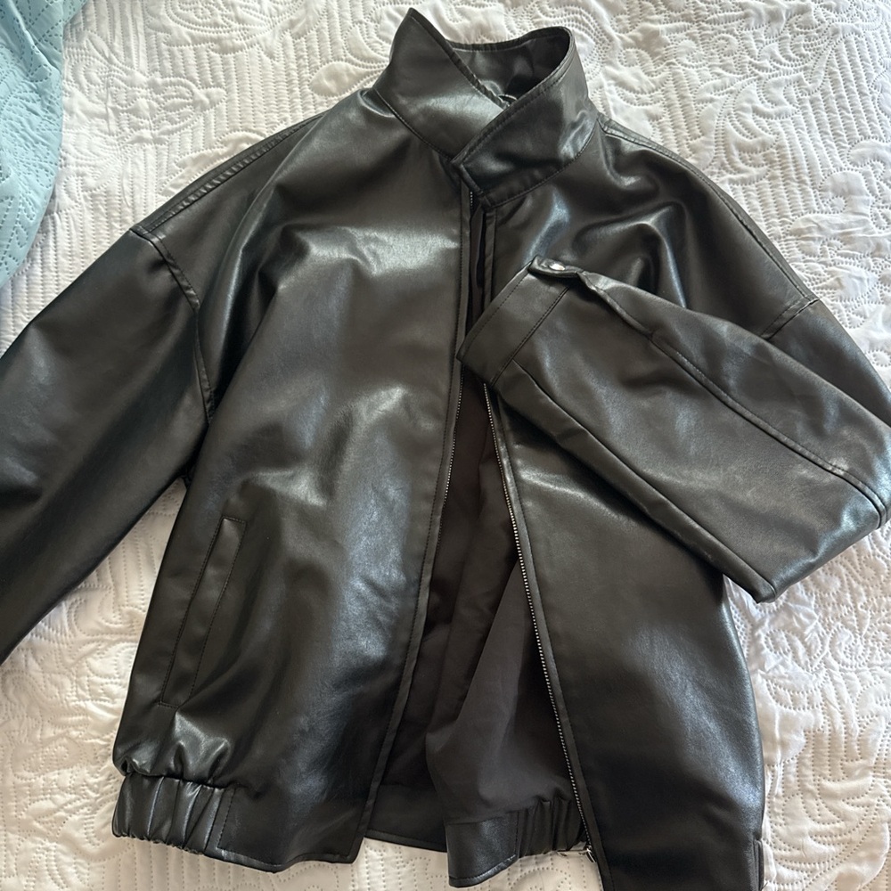 Women’s Black Leather Jacket